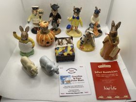 Collection of Royal Doulton Bunnykins Figurines to