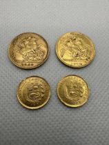 1909 Edward VII Half Sovereign 22ct Gold Coin, 191