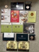 Collection of Collectible Commemorative Coins to i