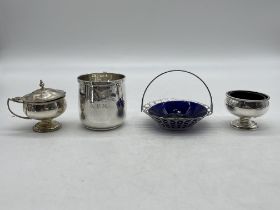 Assorted Hallmarked Silver items to include Hallma