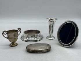 Assorted Hallmarked Silver items to include Hallma