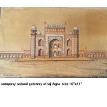 Company School - Gateway of Taj Agra