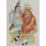 Kalighat - Shiv and Parva
