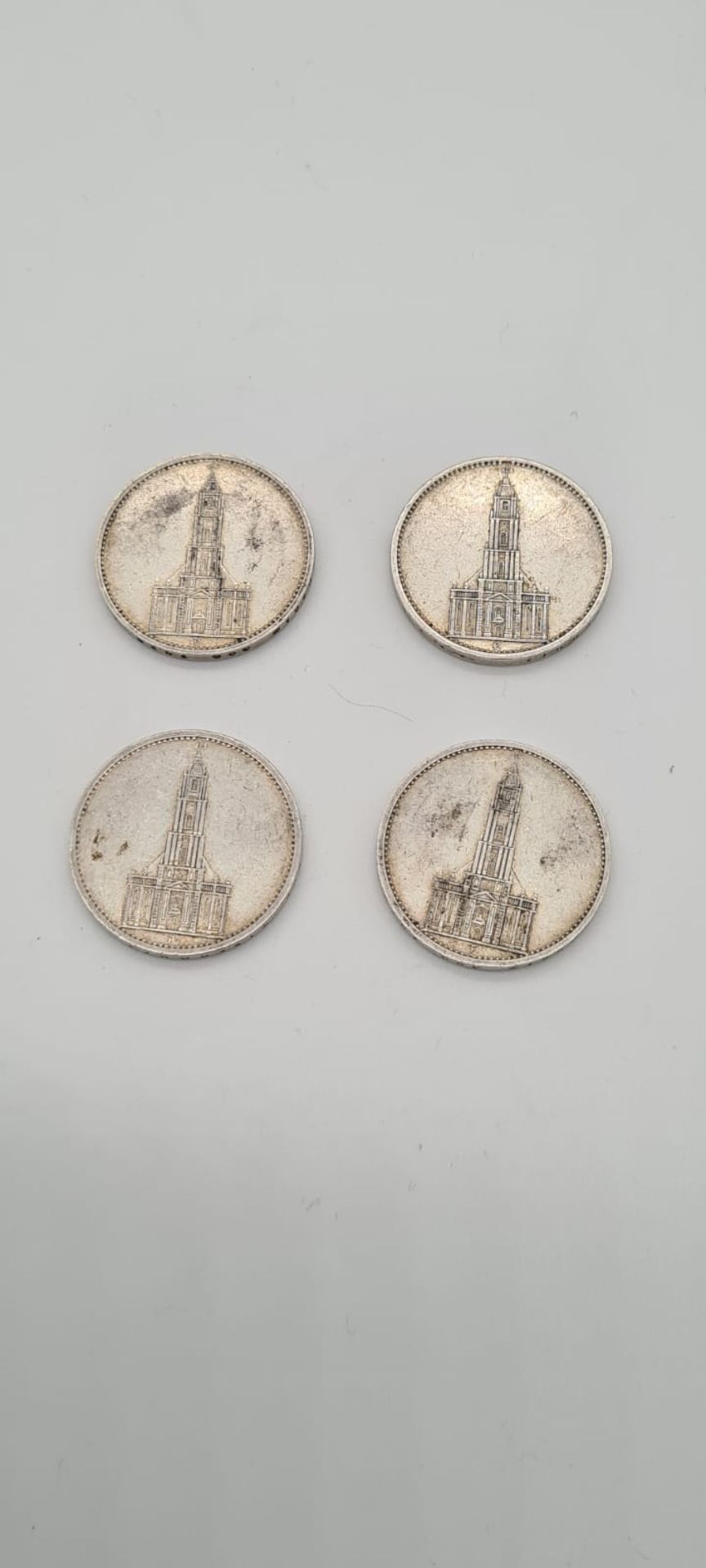 5 Reichsmark Drittes Reich Garnisonkirche Potsdam, Silber 900 ,