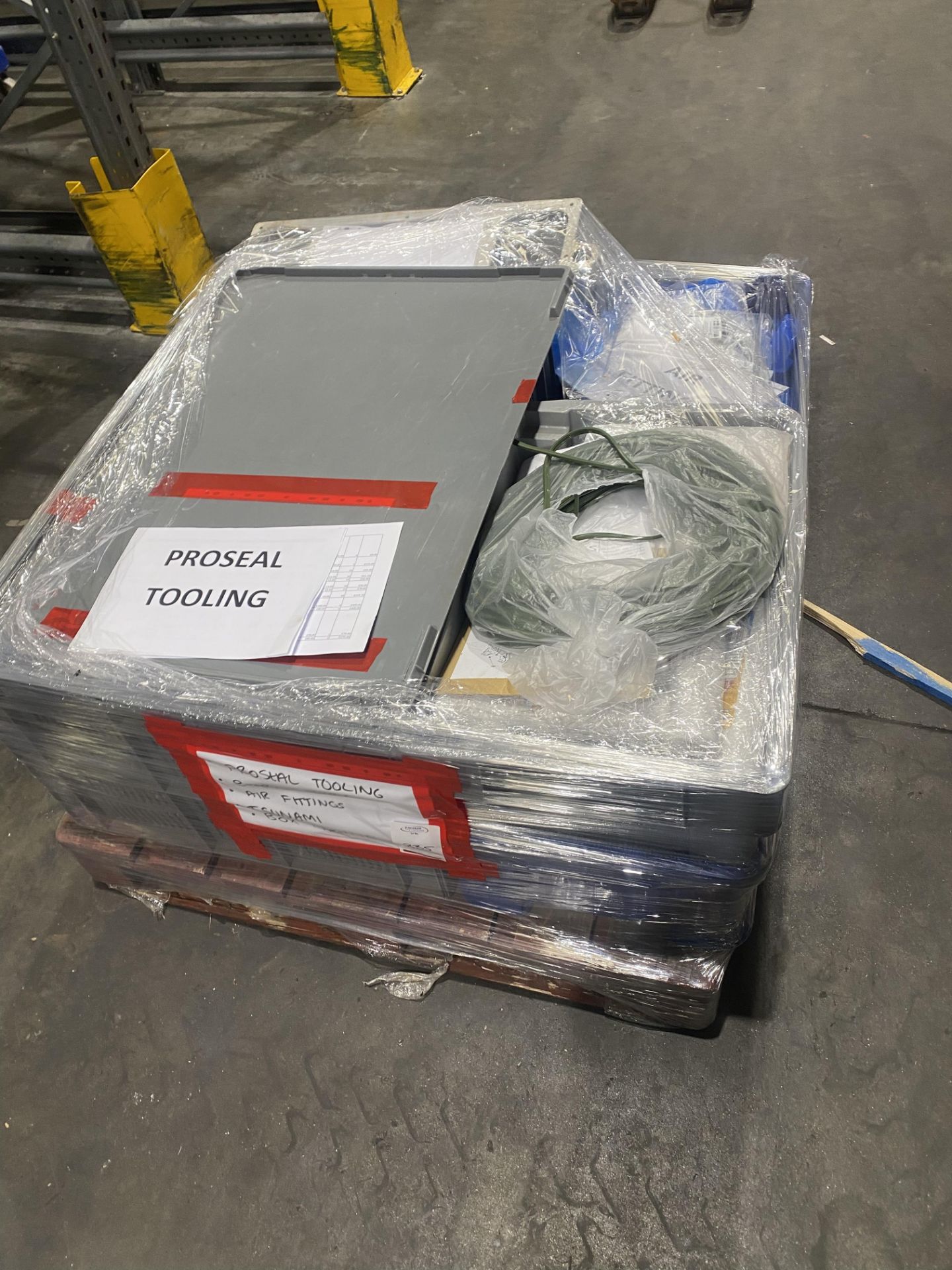 Contents of pallet to include various Proseal tool