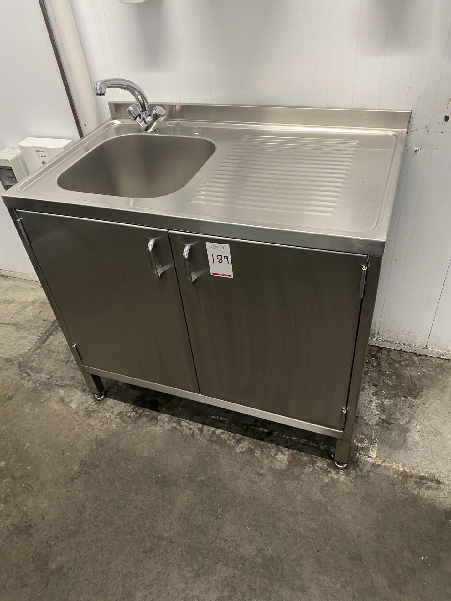 2 Door stainless steel sink unit - Image 3 of 4