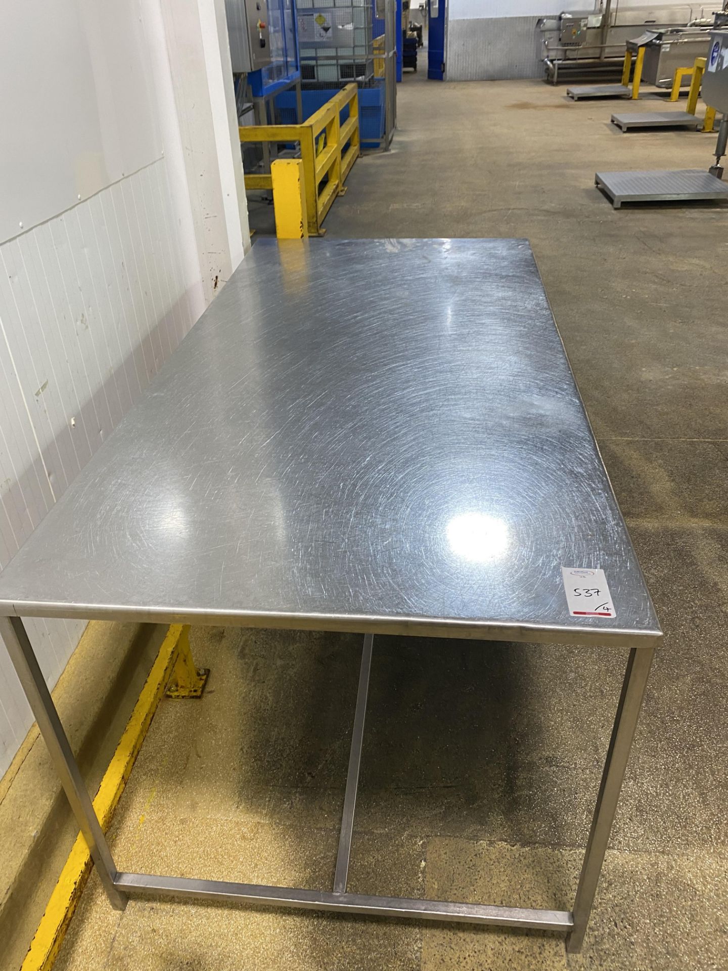 4 stainless steel prep tables , (1) Length 150cm W - Image 2 of 3