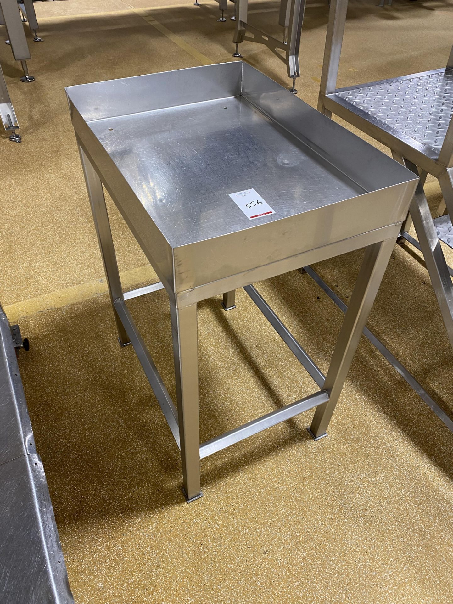 Stainless steel prep station , Length 120 , width 