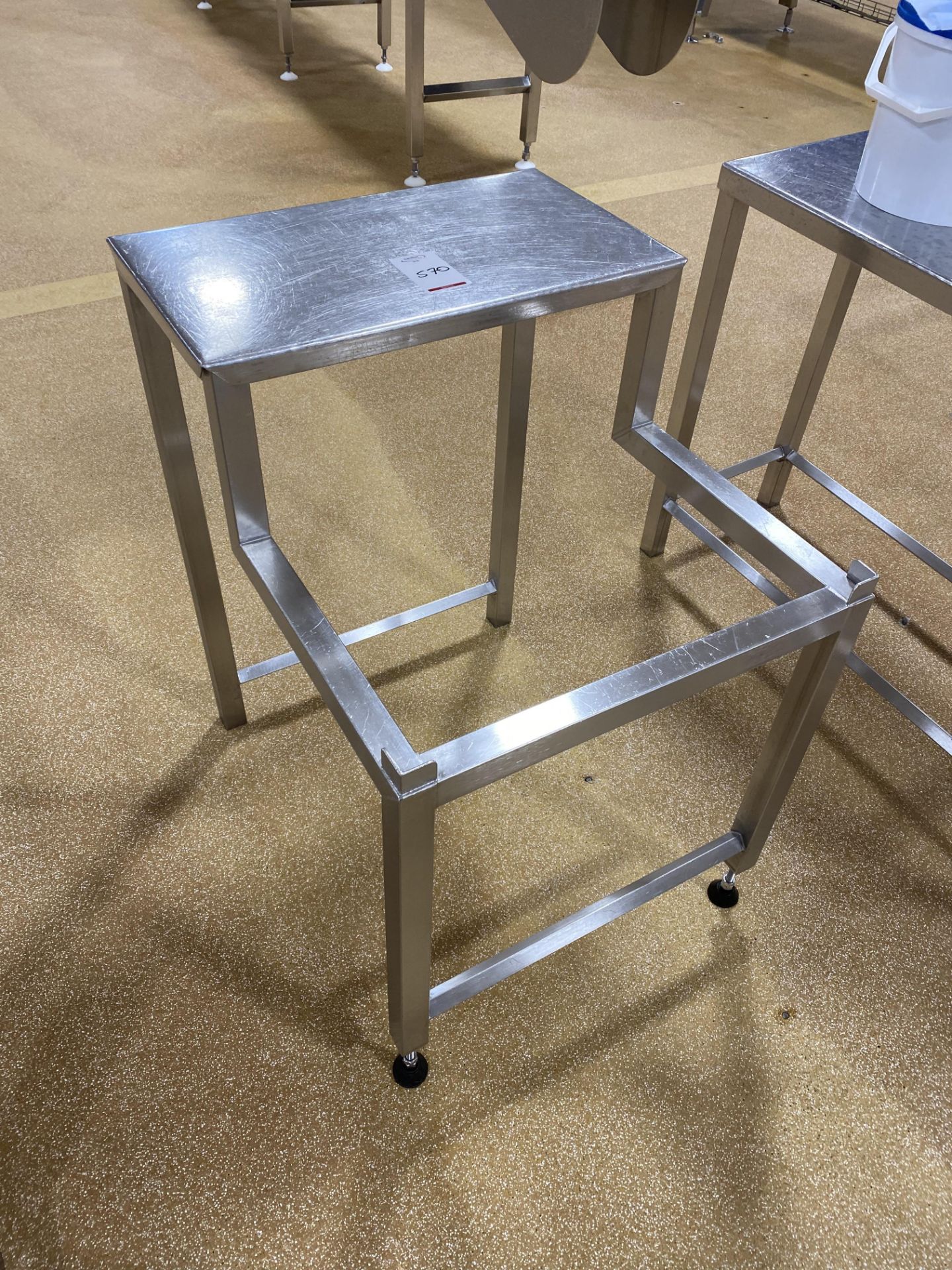 Stainless steel tray and prep bench - Image 3 of 3