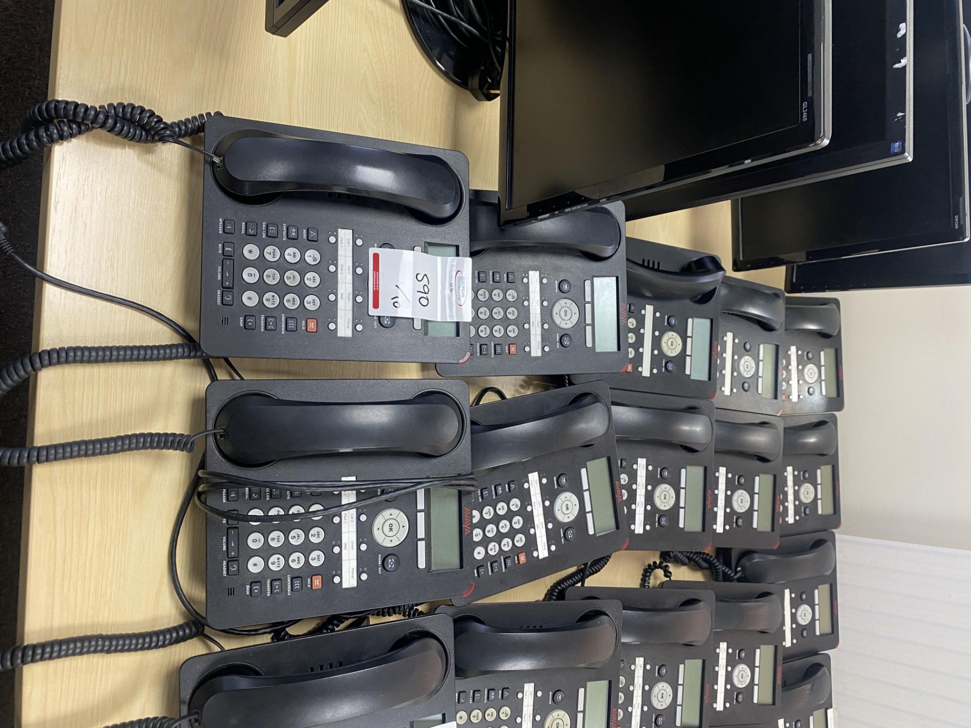 10x Avaya 1608-I IP hand held telephones