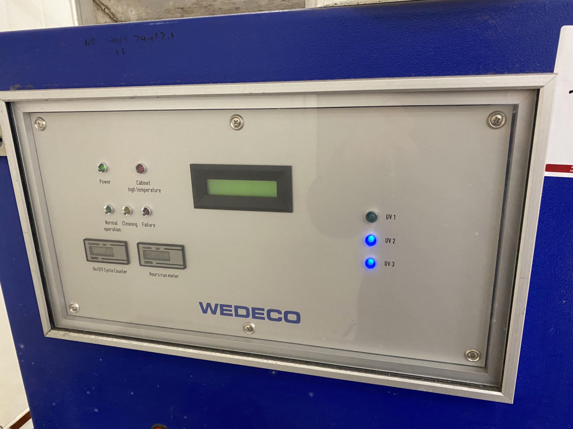 WEDCO Ultra violet water disinfection unit , sn 38452 , DOM 2001 - Image 4 of 4