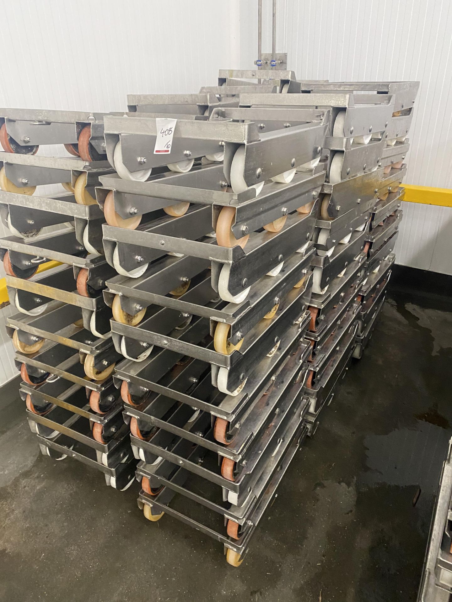 60 Stainless steel tray skids (located in Factory 5)