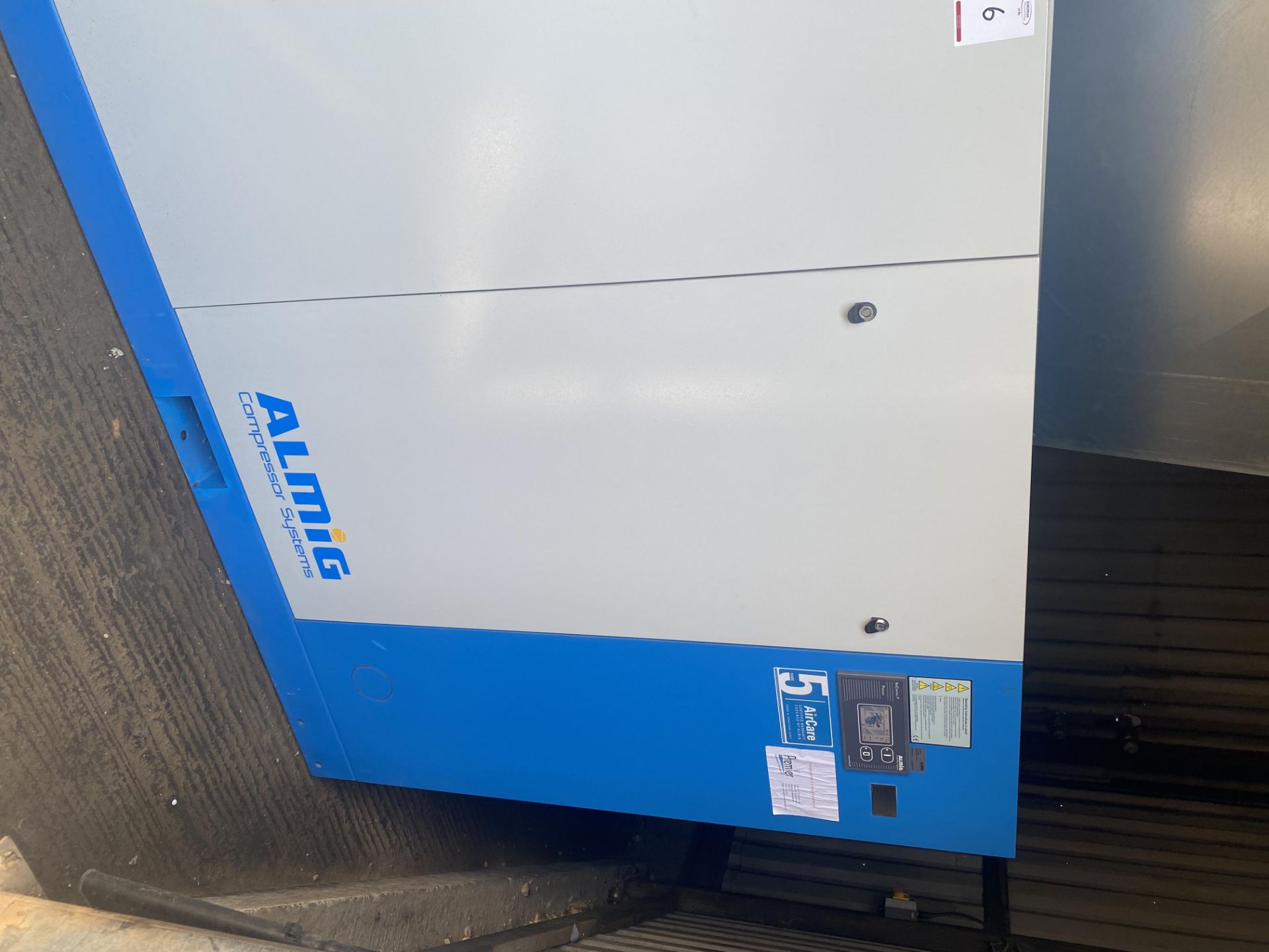 Almig compressor systems , variable drive XP110 air compressor , operating hours 2689