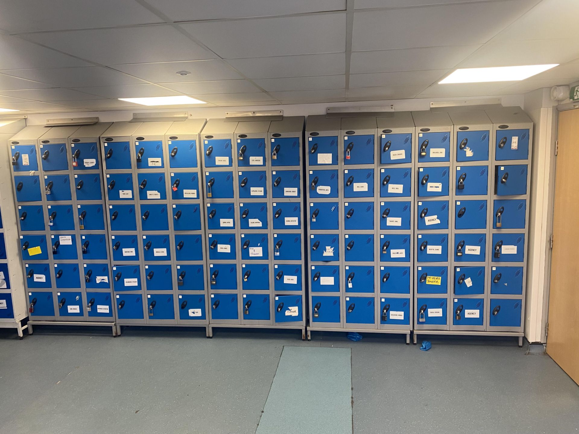 24 6 Section Activecoat personal lockers