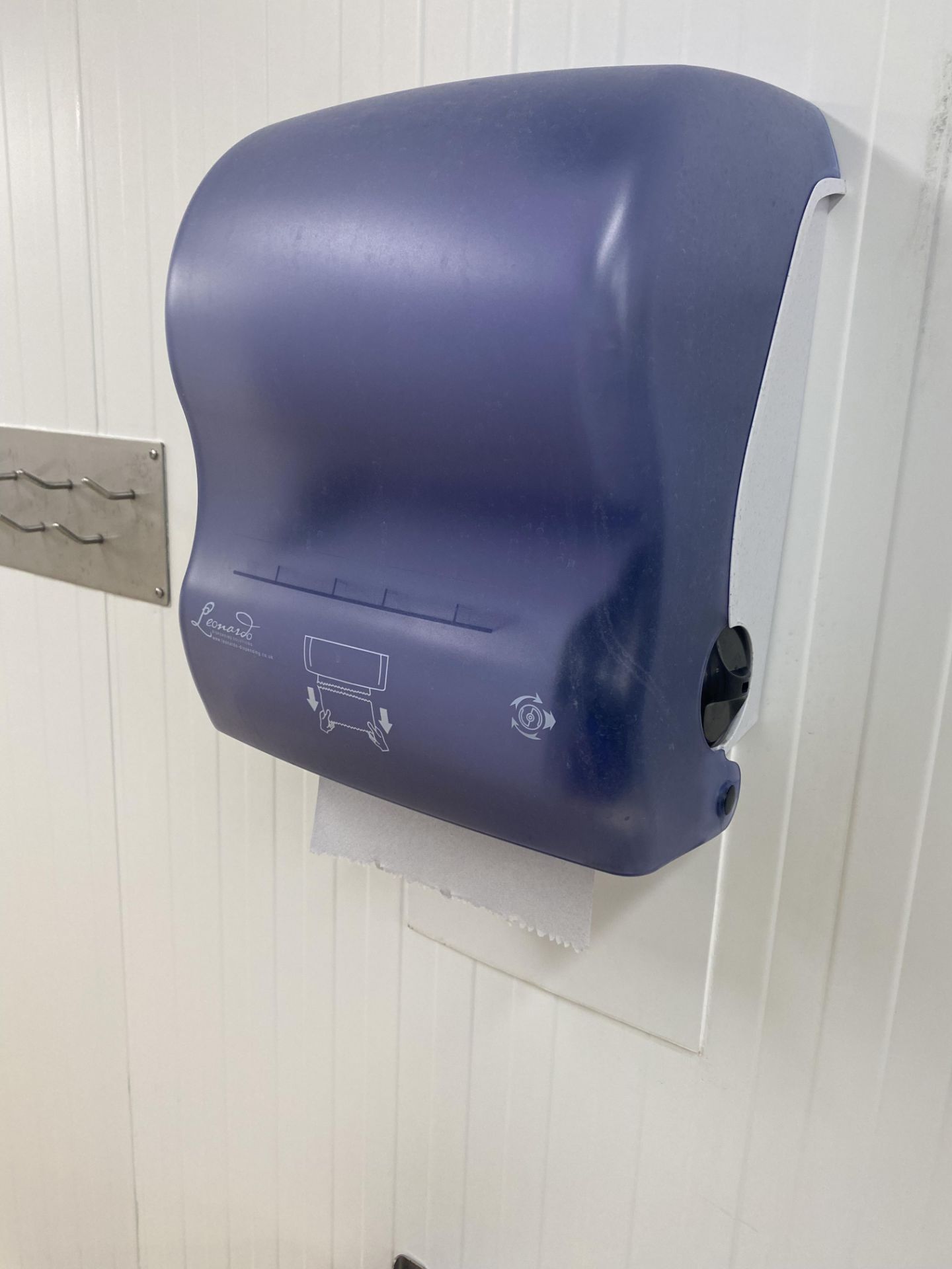 8 Hand soap dispensers , complete with 4 Hand towel dispensers (located in Factory 5) - Image 6 of 6