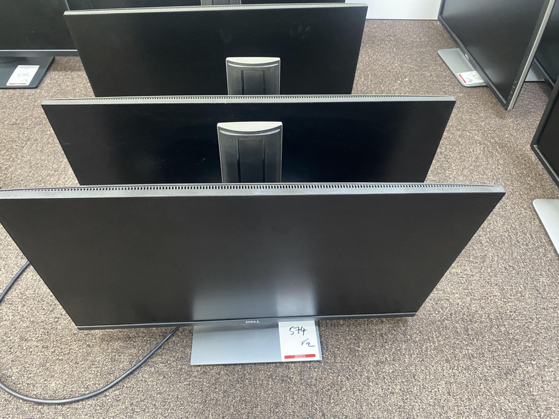 2x Dell P2419IT flat panel monitor