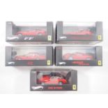 A group of limited edition 1:43 scale models by MATTEL, comprising of Ferrari automobiles to include