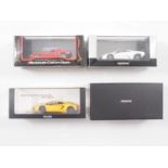 A group of 1:43 scale models by KYOSHO and FUJIMI, comprising of Lamborghini automobiles to