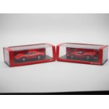 A pair of hand built 1:43 scale resin models by SPARK (MINIMAX), comprising of a 'S1300' 1965 Abarth