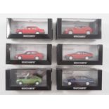 A group of limited edition 1:43 scale models by MINICHAMPS, comprising of Alfa Romeo automobiles