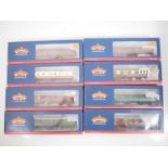 A mixed group of BACHMANN OO gauge passenger coaches and parcels vans in various liveries - VG/E