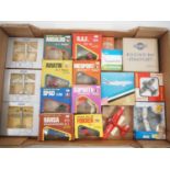 A group of mostly boxed diecast planes by various manufacturers including SCHABAK, EDISON, MERCURY