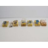 A group of vintage TRI-ANG MINIC ships trade boxes comprising (with quantity of contents in