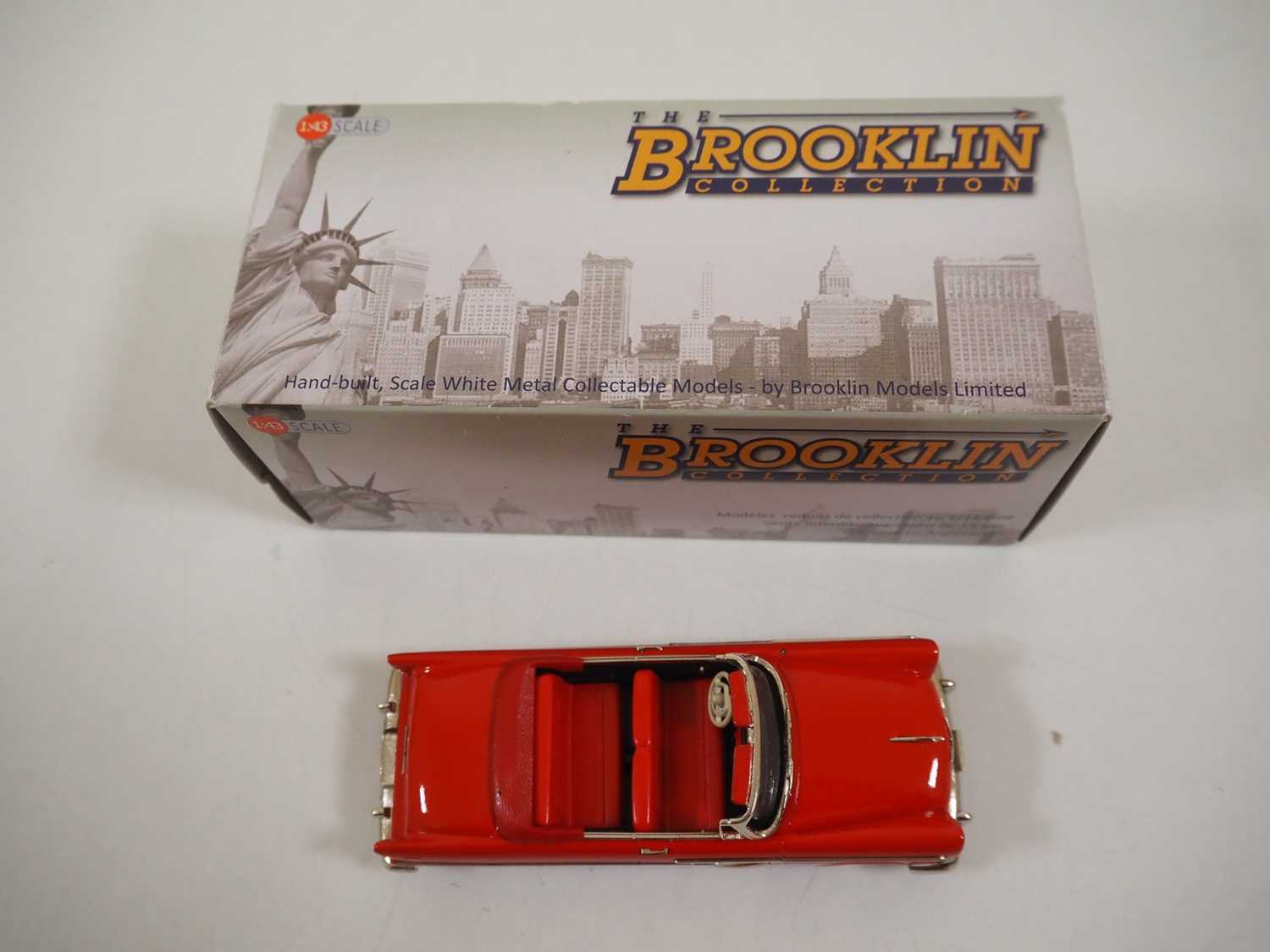 A BROOKLIN BRK.179 hand built white metal, 1:43 scale model of a 1955 Plymouth Belvedere - Image 2 of 4