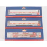 A group of BACHMANN OO gauge rolling stock comprising 2 x 38-625 Freightliner wagon twin packs