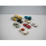 A group of TRI-ANG Minic Motorways unboxed cars and lorries - G/VG unboxed (9)