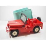 A MARX Toys JOHNNY WEST Ranch Jeep and horse trailer - G (unboxed)