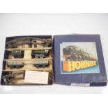 A HORNBY O gauge clockwork No.20 goods train set - G in F box