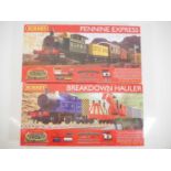 A pair of HORNBY OO gauge train sets comprising R1158 'Pennine Express' and R1174 'Breakdown