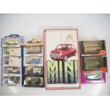 A tray of mixed diecast by CORGI, EFE and others to include a limited edition Mini pack including