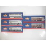 A group of BACHMANN OO gauge TPO and Parcels bogie vans in various liveries - VG/E in VG boxes (5)