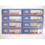 A group of BACHMANN OO gauge Bachmann Collectors Club limited edition passenger coaches and vans