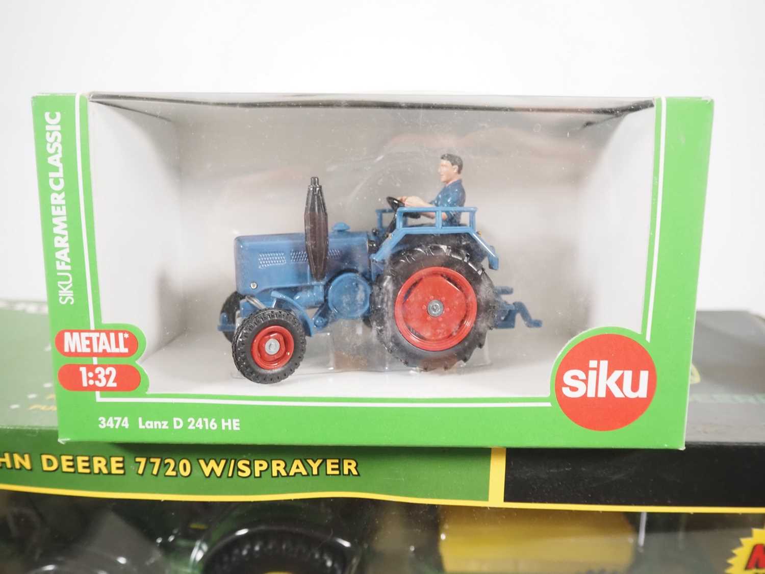 A group of 1:32 scale diecast tractors/farming equipment by SIKU and BRITAINS/ERTL, mostly in John - Image 2 of 4