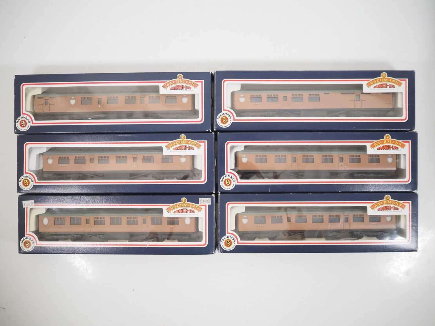 A group of BACHMANN OO gauge Thompson passenger coaches in LNER brown livery - VG in G/VG boxes (6)