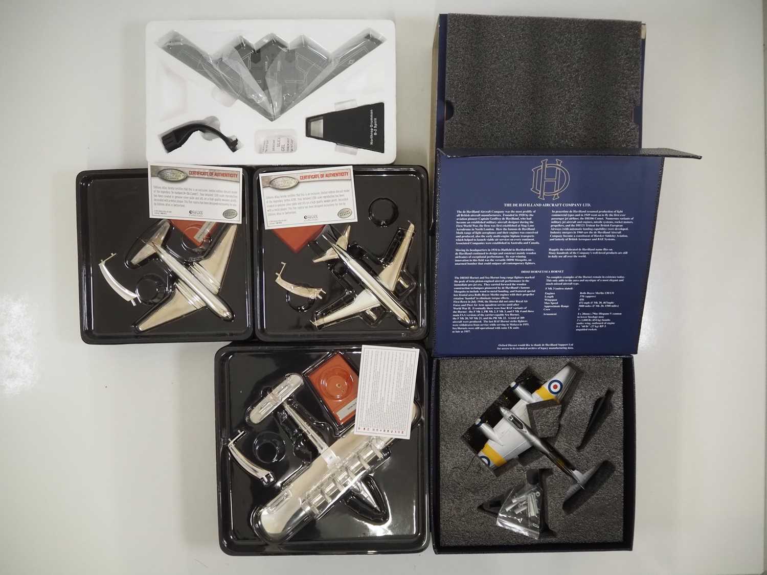 A group of 1:72 and 1:200 scale aircraft by OXFORD DIECAST and ATLAS EDITIONS - VG in G/VG boxes ( - Image 2 of 2