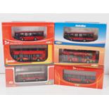 A group of 1:76 scale diecast buses by CREATIVE MASTER NORTHCORD, all modern London based examples -