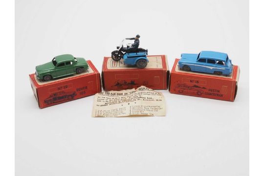 A group of early MORRIS & STONE (MORESTONE) diecast vehicles from the Esso petrol pump series - - Image 1 of 2