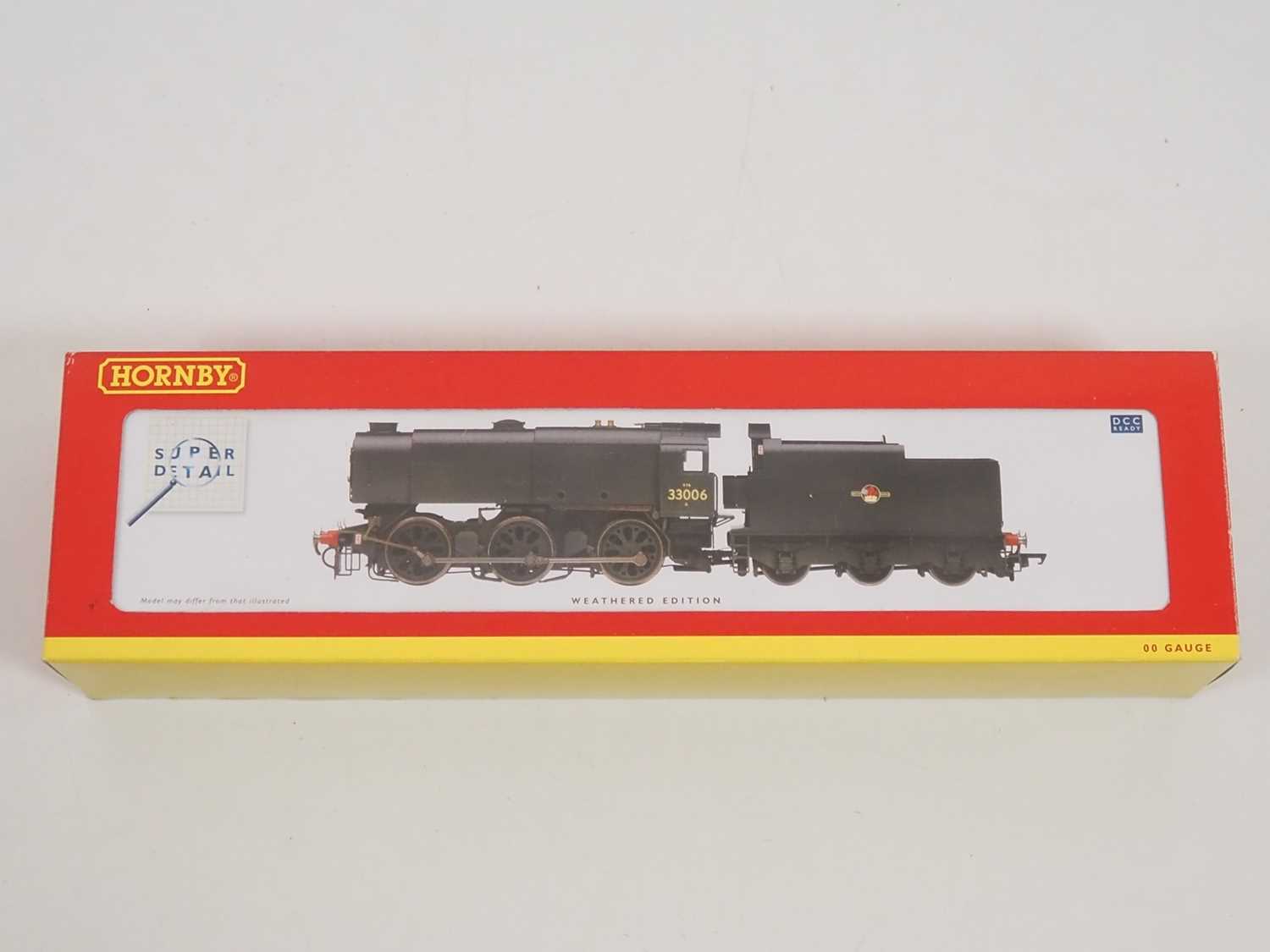 A HORNBY R2344B class Q1 steam loco in BR black livery - VG/E in VG box