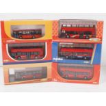 A group of 1:76 scale diecast buses by CREATIVE MASTER NORTHCORD, all modern London based examples -