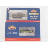 A pair of BACHMANN OO gauge small steam tank locomotives comprising a 30-921 Junior saddle tank in