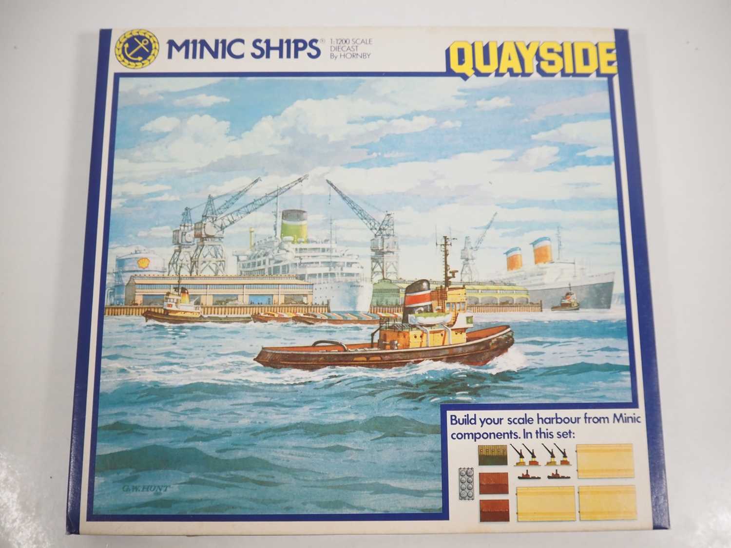 A pair of HORNBY MINIC ships (Period 2 Hong Kong) gift sets comprising 'Quayside' and Ocean - Image 3 of 4