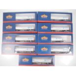 A group of BACHMANN OO gauge cement tank wagons in Colas Rail and VTG liveries - all Bachmann