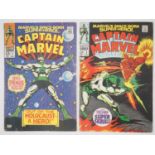 CAPTAIN MARVEL #1 & 2 (2 in Lot) - (1968 - MARVEL) - Third appearance of Captain Marvel + second