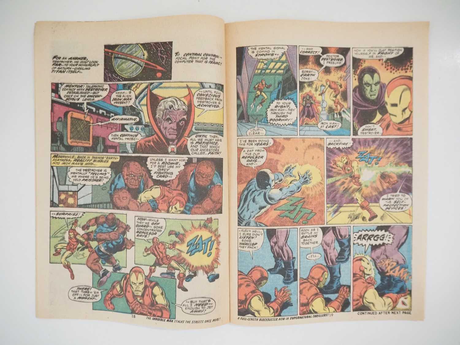 IRON MAN #55 - (1973 - MARVEL - UK Price Variant) KEY Bronze Age Book with multiple First - Image 13 of 27