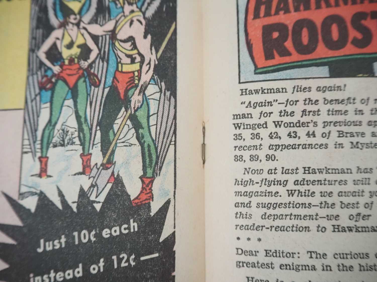 HAWKMAN #1 - (1964 - DC - UK Cover Price) - First solo title for Hawkman gets after appearances - Image 6 of 9