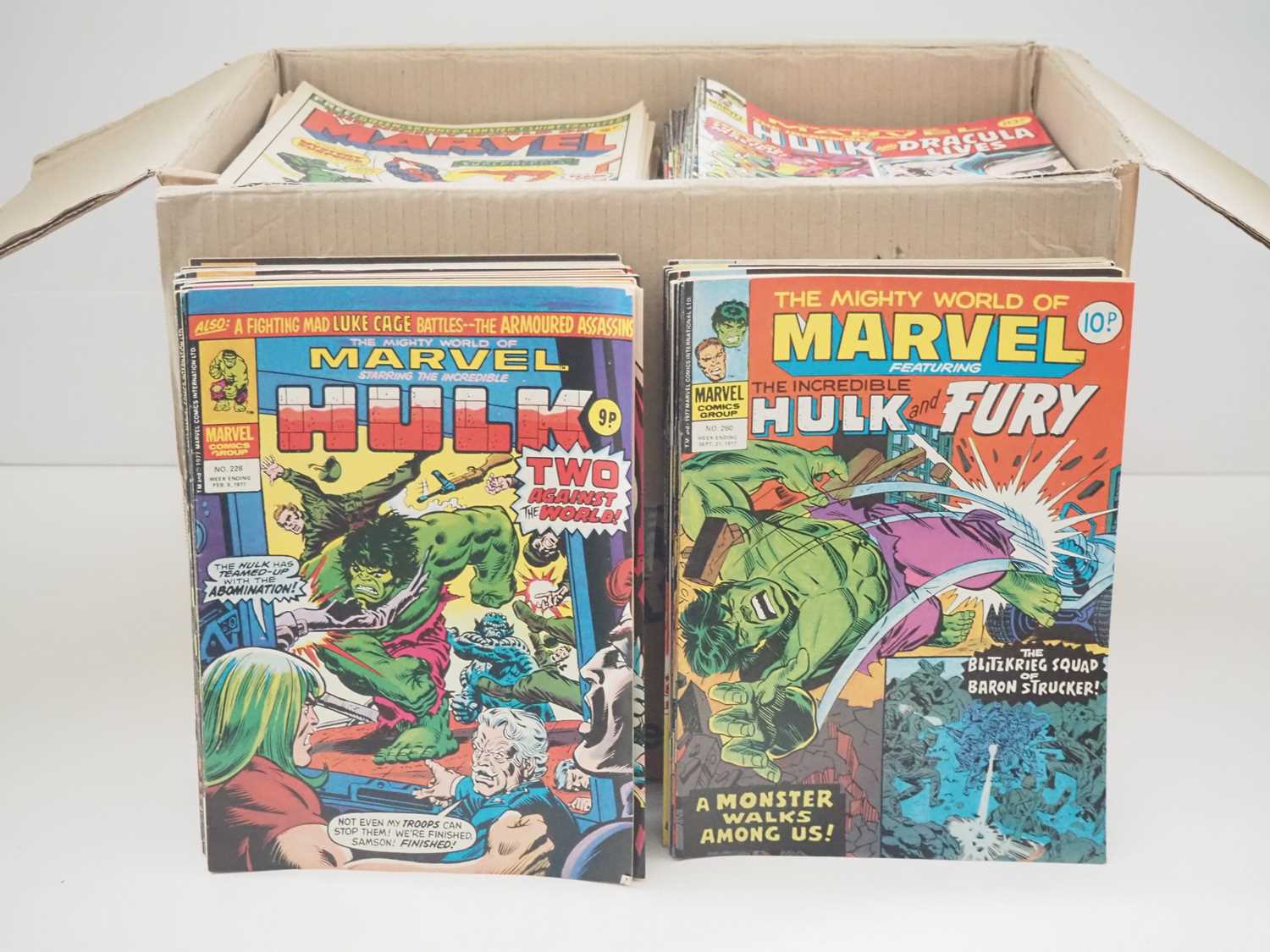 MIGHTY WORLD OF MARVEL #1 to 327 & 329 (328+ in Lot - some duplicates) - (1972/1979 - BRITISH